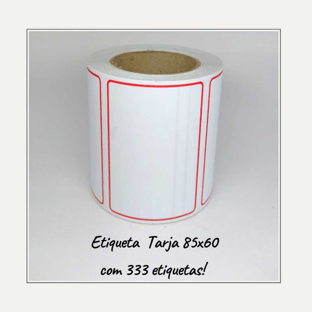 Etiqueta Para Preço Tarja 08 85x60 330 Etiquetas