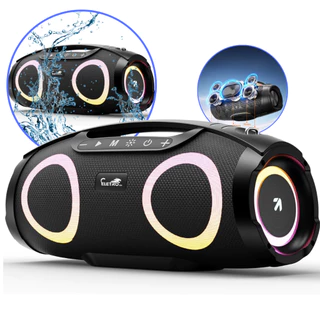 Caixa De Som De 300w Bluetooth Portatil e a prova de agua Graves Potentes Bass Boost Alto
