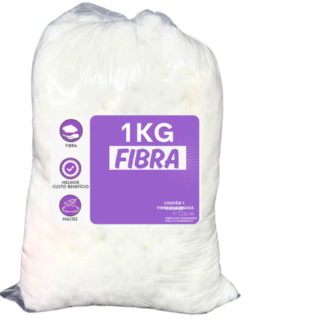 Fibra Silicone Branca Enchimento para Almofada Travesseiros sofas poltronas puff