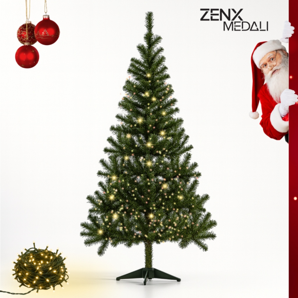 Árvore de Natal 150 cm 280 Galhos COM Pisca Pisca Decoracao Oferta de Natal