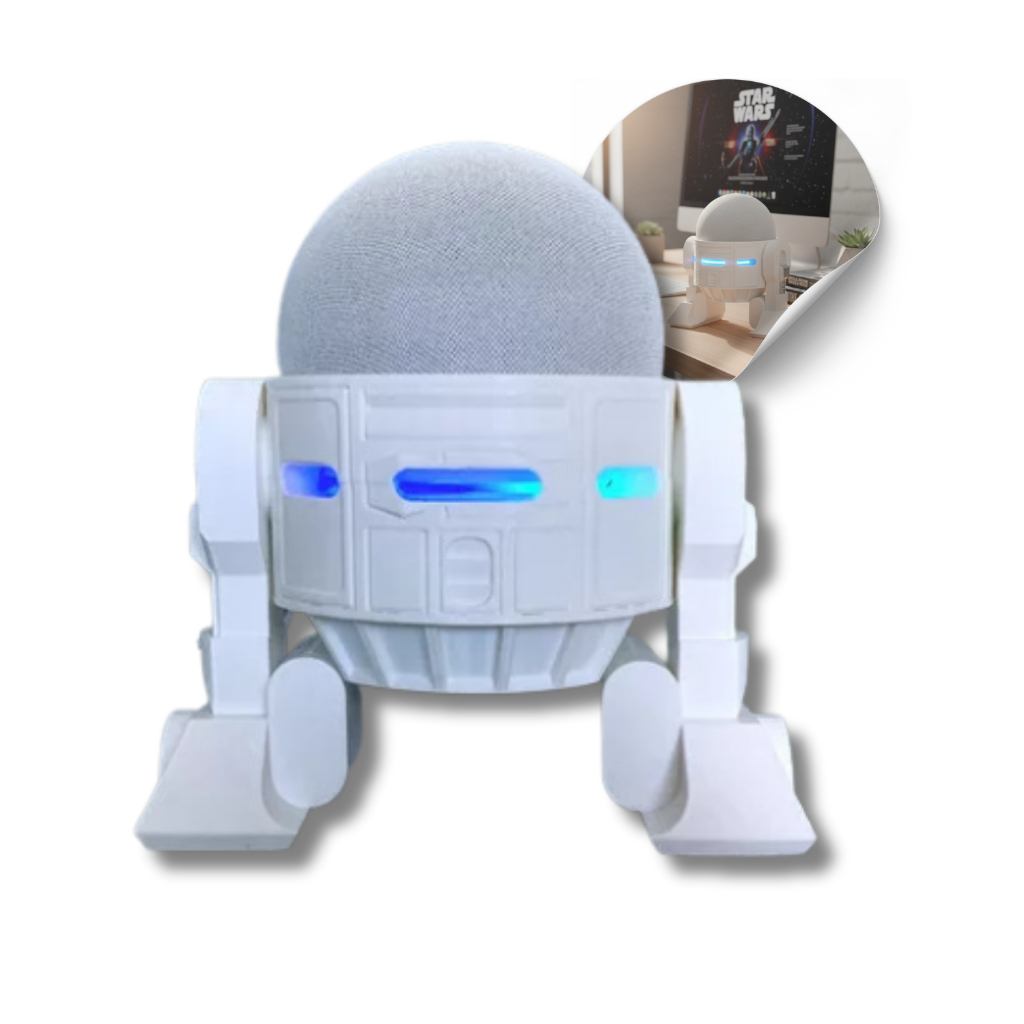 Suporte Para Alexa Echo Dot 5 De Mesa - R2-D2 Star Wars ENVIO IMEDIATO ...