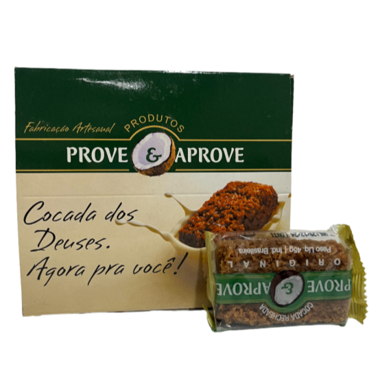 COCADA RECHEADA ORIGINAL CX12 - PROVE E APROVE | Shopee Brasil