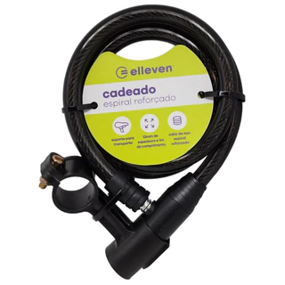 Cadeado Com Chaves Para Bike Moto Trava Tranca Anti Furto Corrente De Cabo De Aço Reforçado Flexível