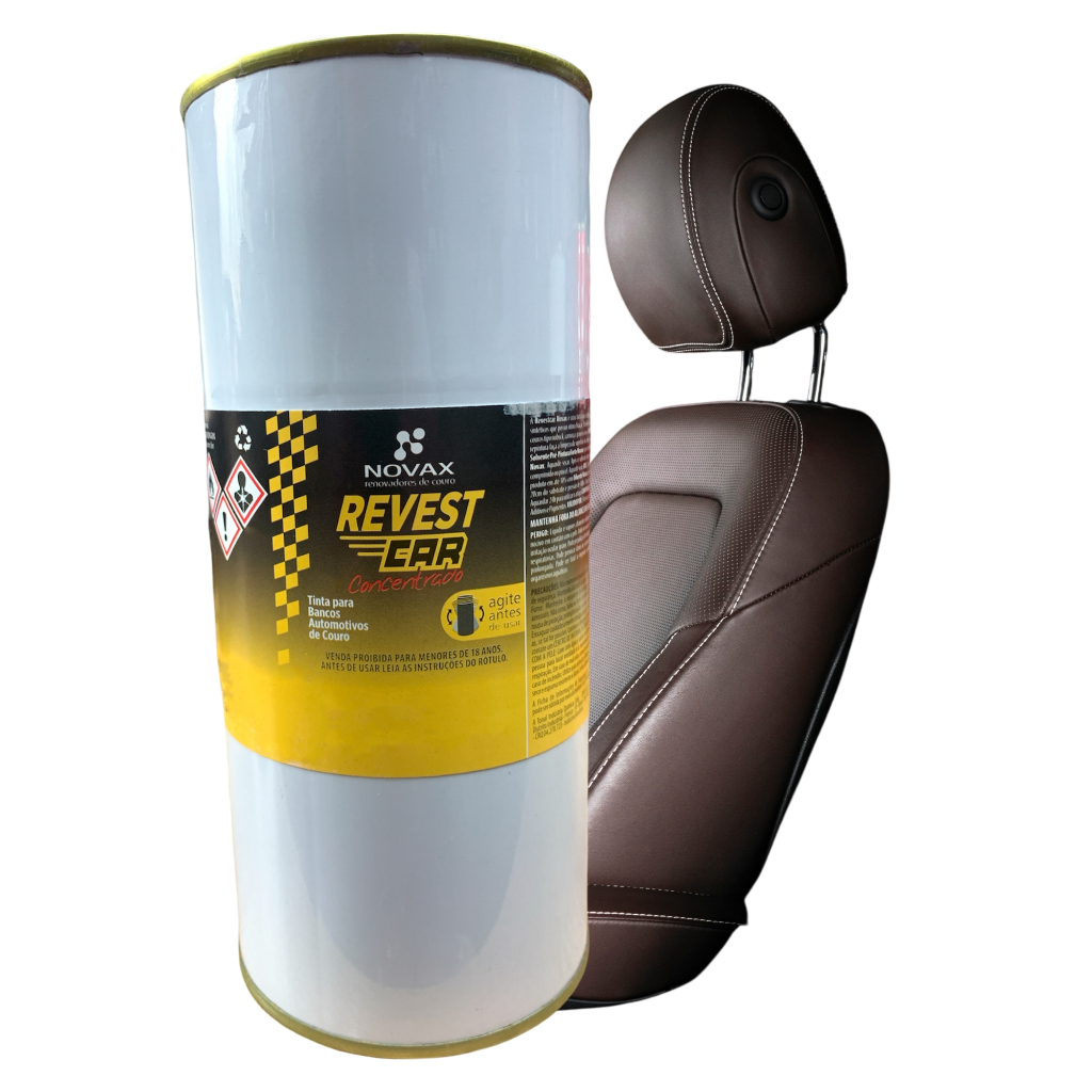 Novax Revest Car 900ml - Renove Bancos E Estofados Com Acabamento ...