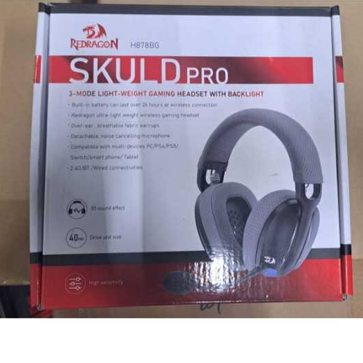 Headset Gamer Redragon Skuld Pro Preto(Refurbished)