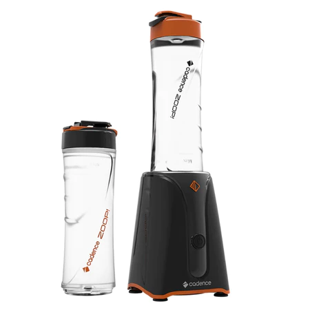 Liquidificador Portátil Blender Zoop Contrast 127V com 2 Jarras Cadence é a escolha perfeita para quem busca praticidade, estilo e rapidez no preparo de vitaminas, shakes e sucos. Compacto, moderno e ideal para a rotina fitness, ele permite preparar e levar sua bebida na mesma jarra. Garanta mais saúde e agilidade no seu dia a dia!