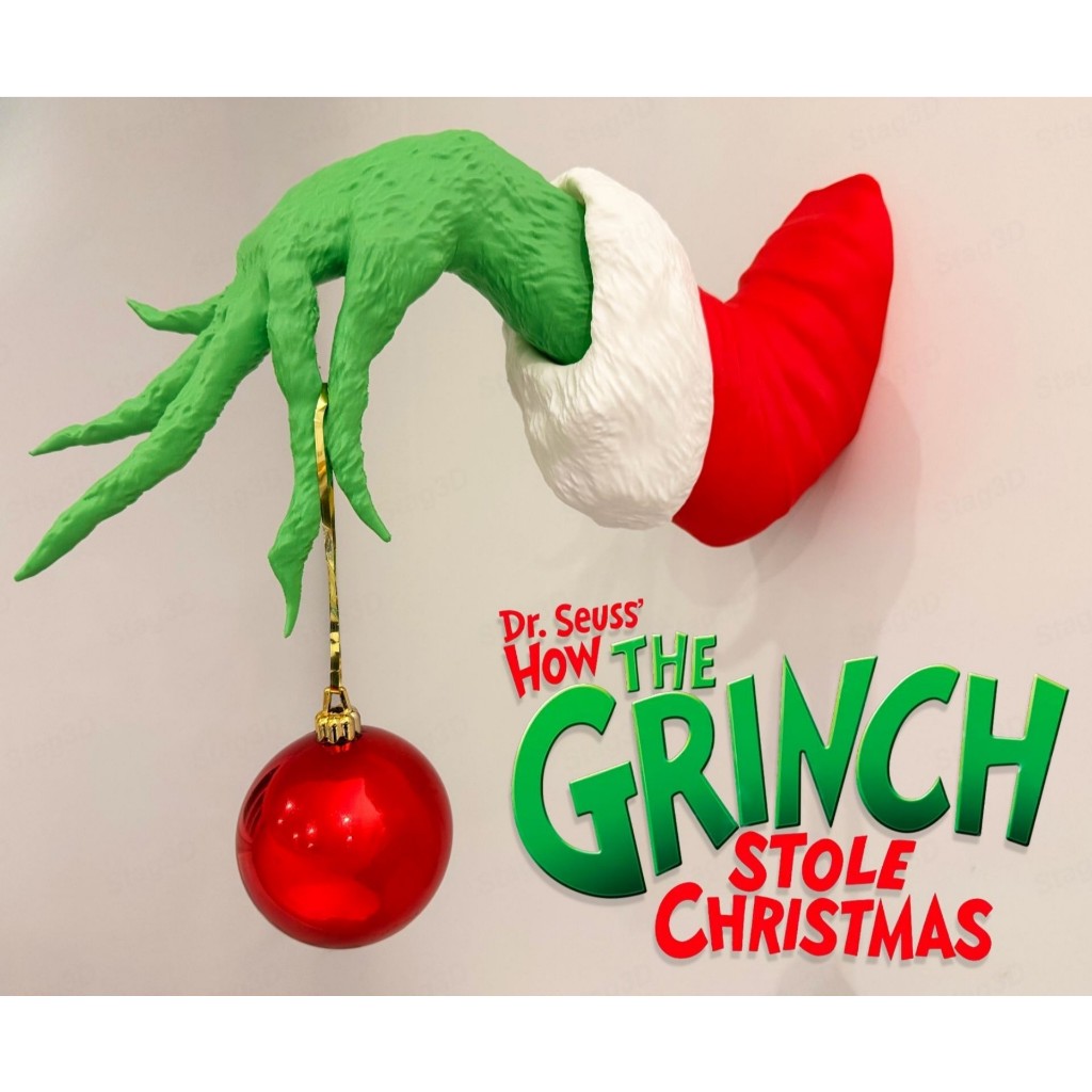 Decoração Natal Grinch Para Parede Porta