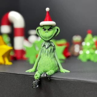Boneco Articulado Grinch Decoração Natal