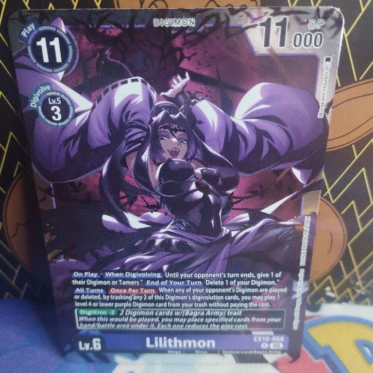 Lilithmon Brilhante Original - Digimon Card Game | Shopee Brasil