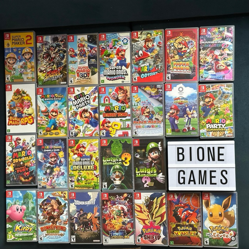 Jogos Nintendo Switch Usados