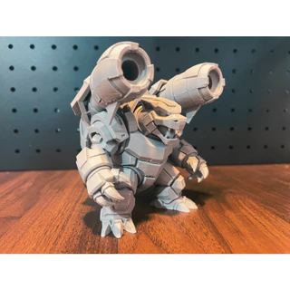 Estátua Mecha Blastoise – Modelo Colecionável e Decorativo
