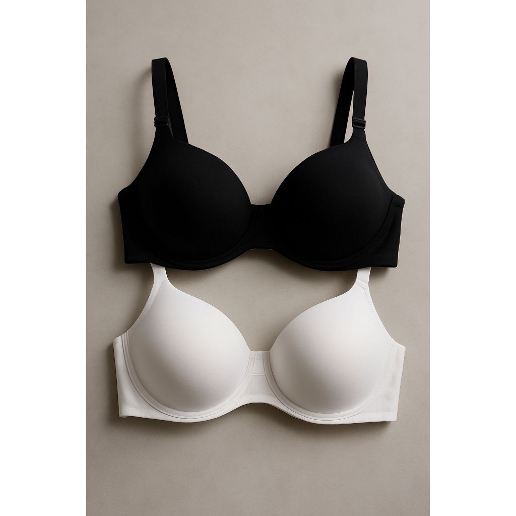 kit c/2 Ou 1 Sutiã Básico Reforçado de Microfibra Com Bojo Lingerie Promoção Direto Da Fábrica do p ao gg