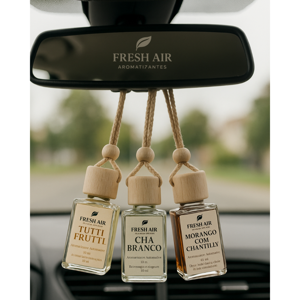 Kit 3 Cheirinho para Carro Premium Importado de Luxo Aromatizante ...