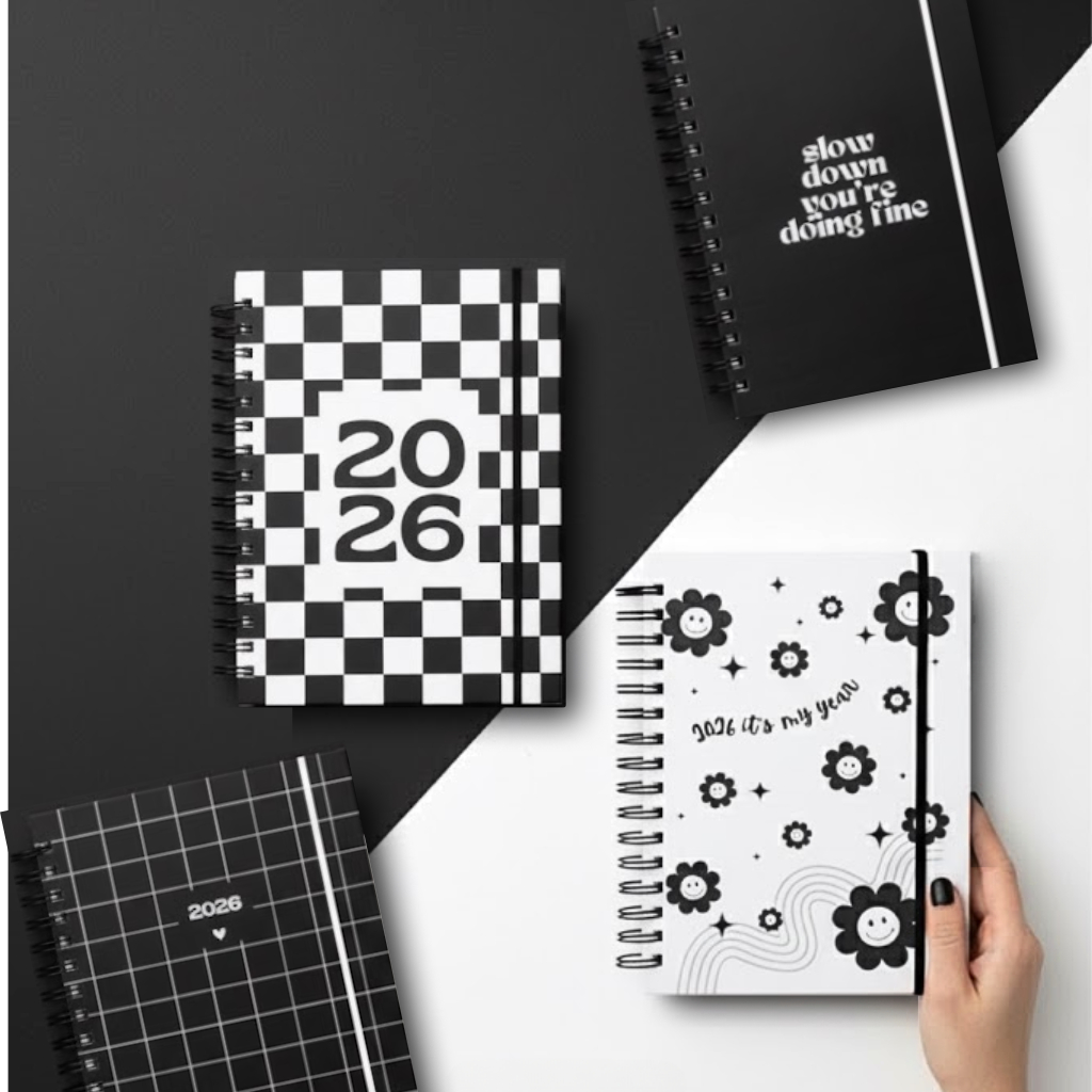 Agenda 2026 | A5 14,8x21cm | 5 opções de layout