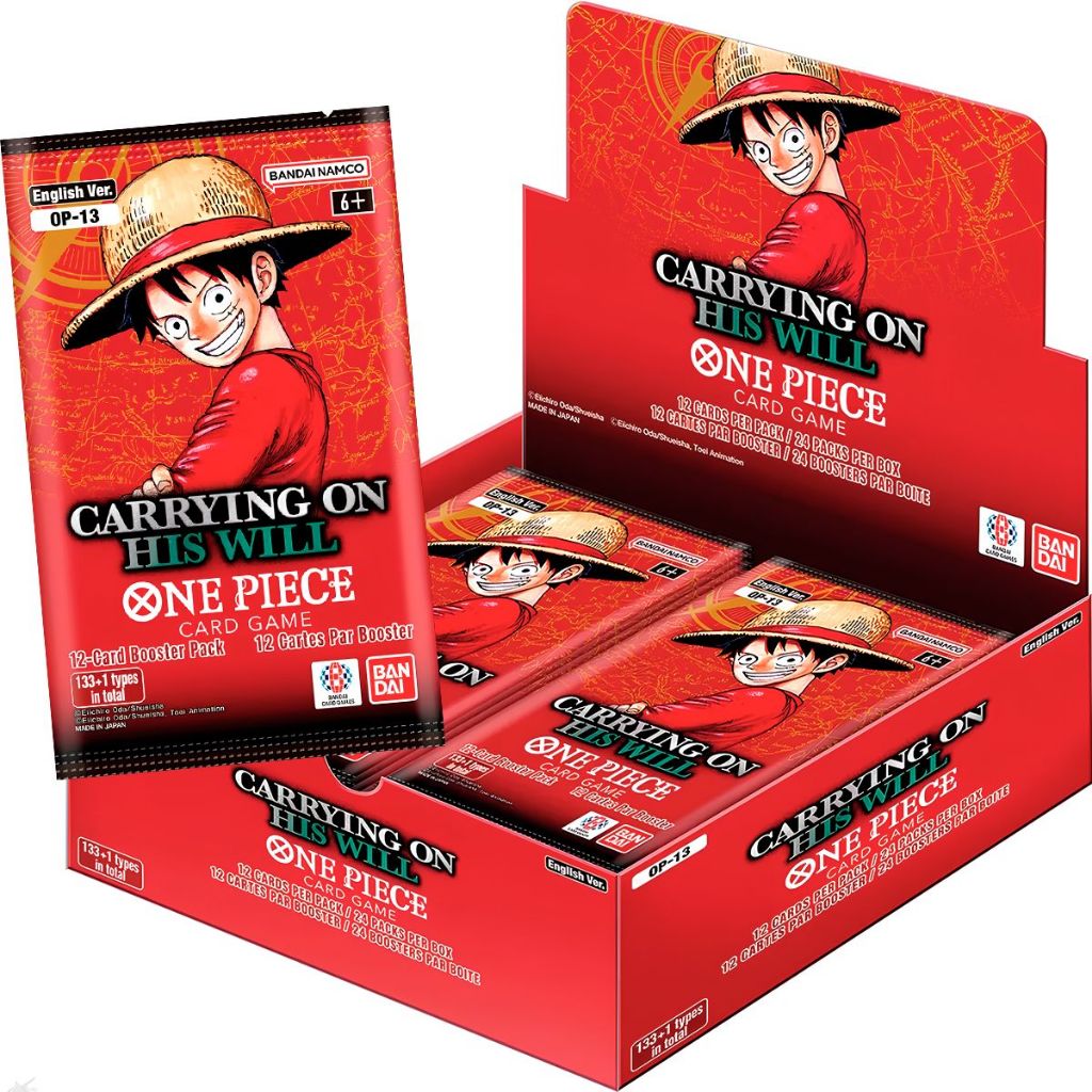 One Piece Box 24 Booster Carrying On His Will Op 13 Cartas Bandai