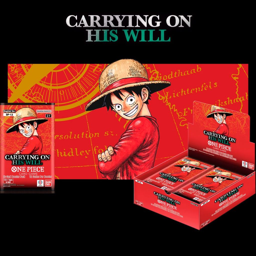 One Piece Box 24 Booster Carrying On His Will Op 13 Cartas Bandai