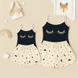 Kit C/2 Baby Doll Mãe e Filha Cilios Fofo Malha Premium Pijama Curto Promoção Verão Alcinha Short em Oferta na Shopee