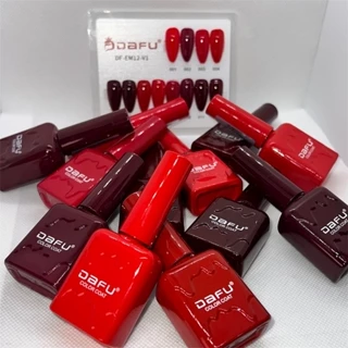 Caixa 12 Esmaltes em Gel Dafu Tons Velrmelho - Cereja 12 Cores -10 ml cada em Oferta na Shopee