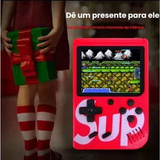 Mini Video Game Portátil Sup C/ 400 jogos