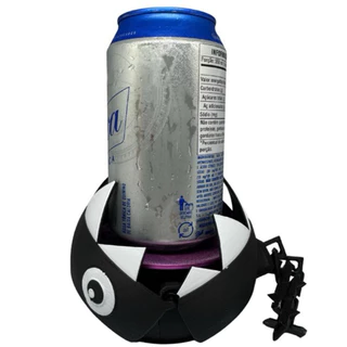 Porta-Copos BEAR TRAP (Armadilha de Urso) da BlackWolf inspirado no PAC MAN com Corrente Decorativa - Criativo Diverti