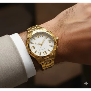 Relógio Masculino Aço inox – Pulseira em Aço Inox