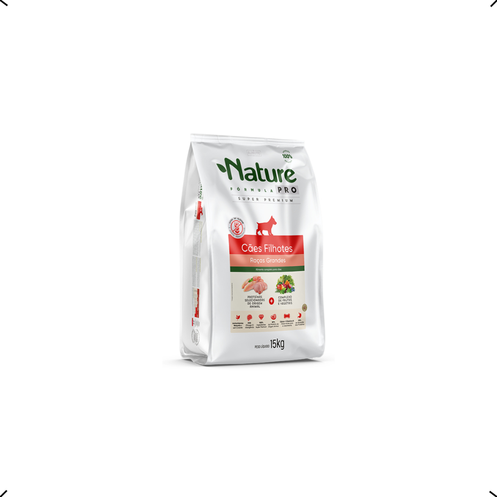 RAÇÃO NATURE PRO FILHOTE RAÇA GRANDE 15KG