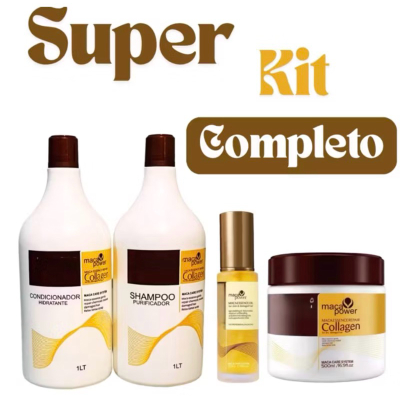 KIT COMPLETO shampoo + condicionador + máscara Óleo | Shopee Brasil