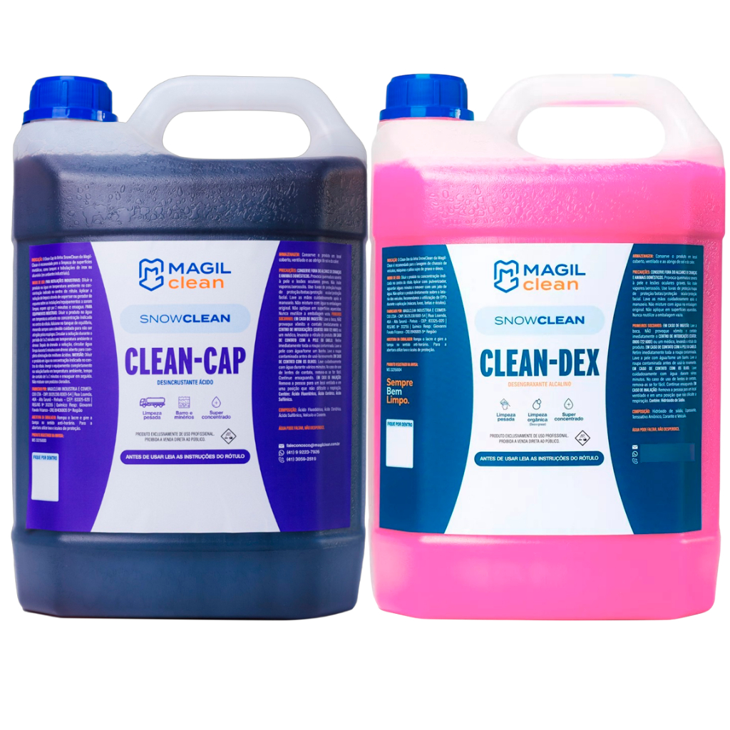 Solupan Metazil Rosa + Limpa Baú Intercap Roxinho - 5 Litros cada
