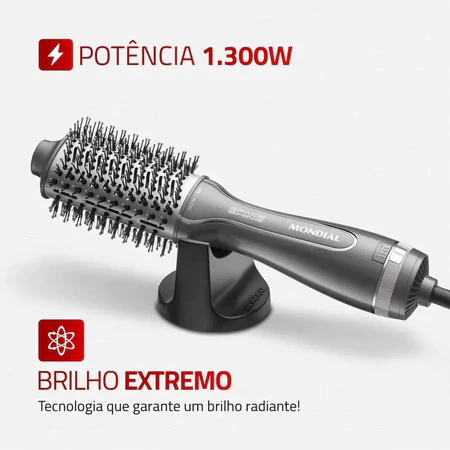 Escova Secadora Mondial Space Shine Slim Es-20 1300W