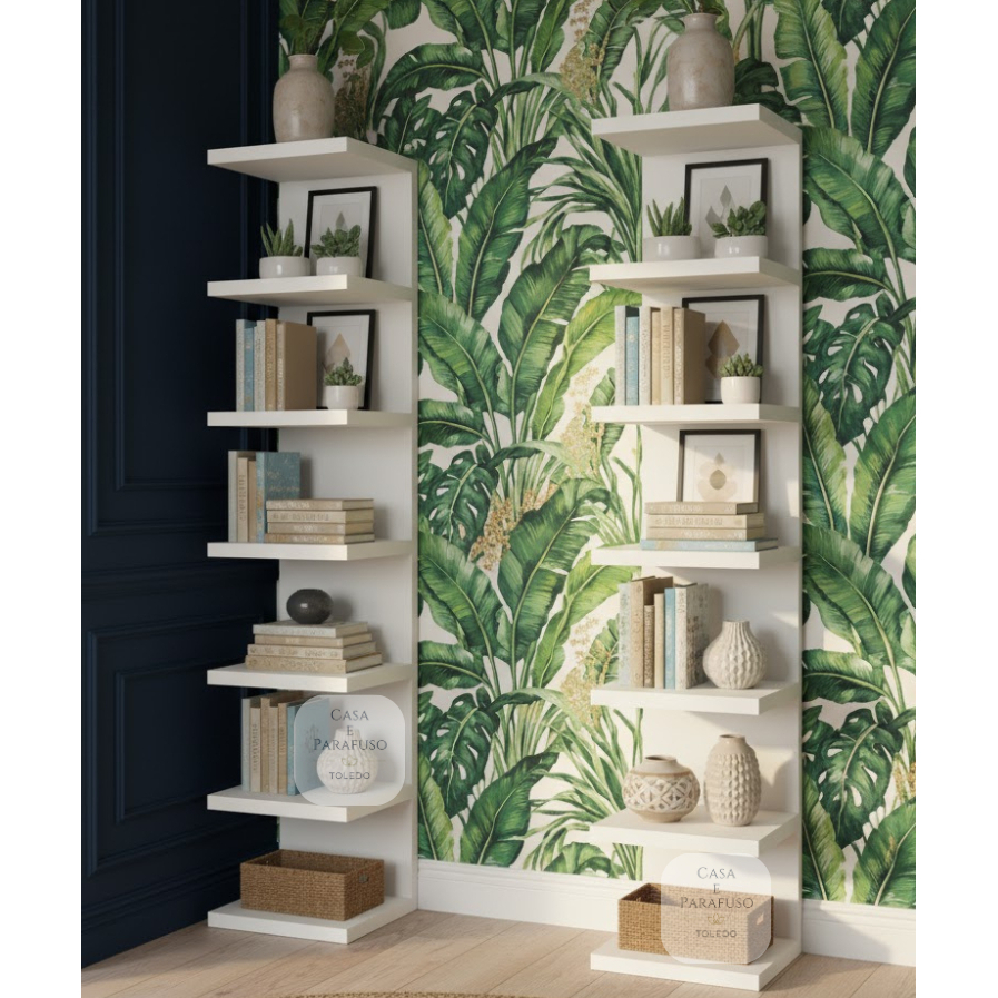 Torre De Prateleira Estante 170 Cm E 85 Cm Multiuso Quarto decoração Estante  Perfumes Quarto-105