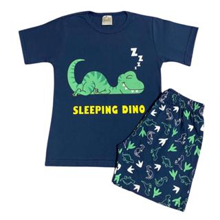 Pijama Infantil 100% Algodão Camiseta + Shorts Roupa Infantil de Menino em Oferta na Shopee