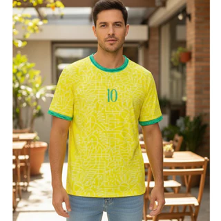 Blusa Torcedor Brasil Personalizada Com Seu Nome Copa Do mundo 2026