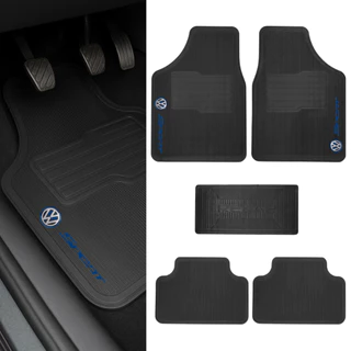 Kit Jogo Tapete Automotivo Carro Borracha Logo Volkswagen em Oferta na Shopee