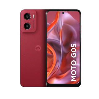 Smartphone Motorola Moto G05 256GB, 4G LTE, 12GB RAM Boost*, Camera 50MP, AI, Tela 6.7" - Vermelho em Oferta na Shopee