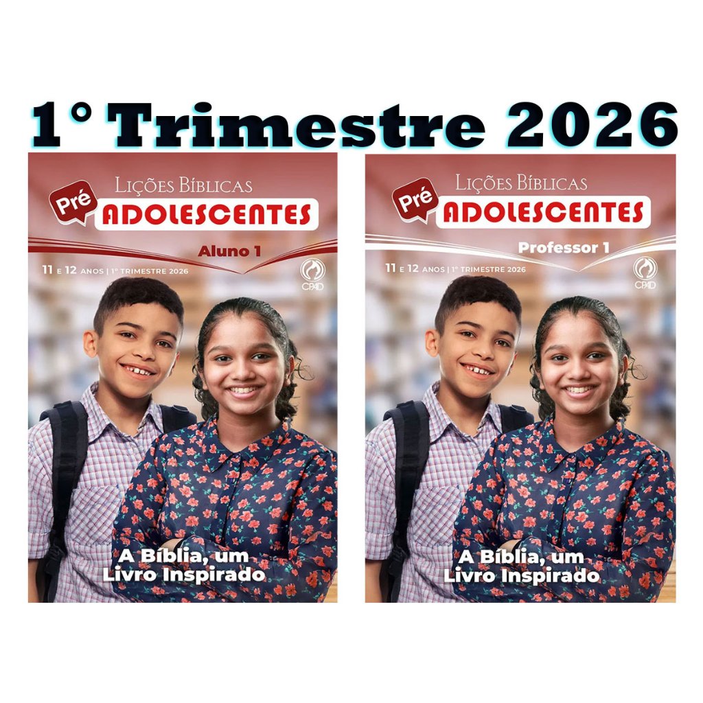 Revista Pré - Adolescentes 11 e 12 anos - Escola Dominical | Shopee Brasil