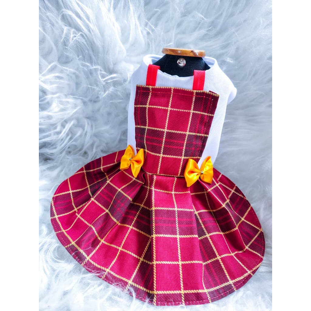 Vestido de Natal Pet - Gato ou Cachorro | Shopee Brasil