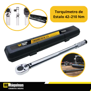 Torquímetro de Estalo 28-210Nm 1/2 Pol. FST032 - Fasterr