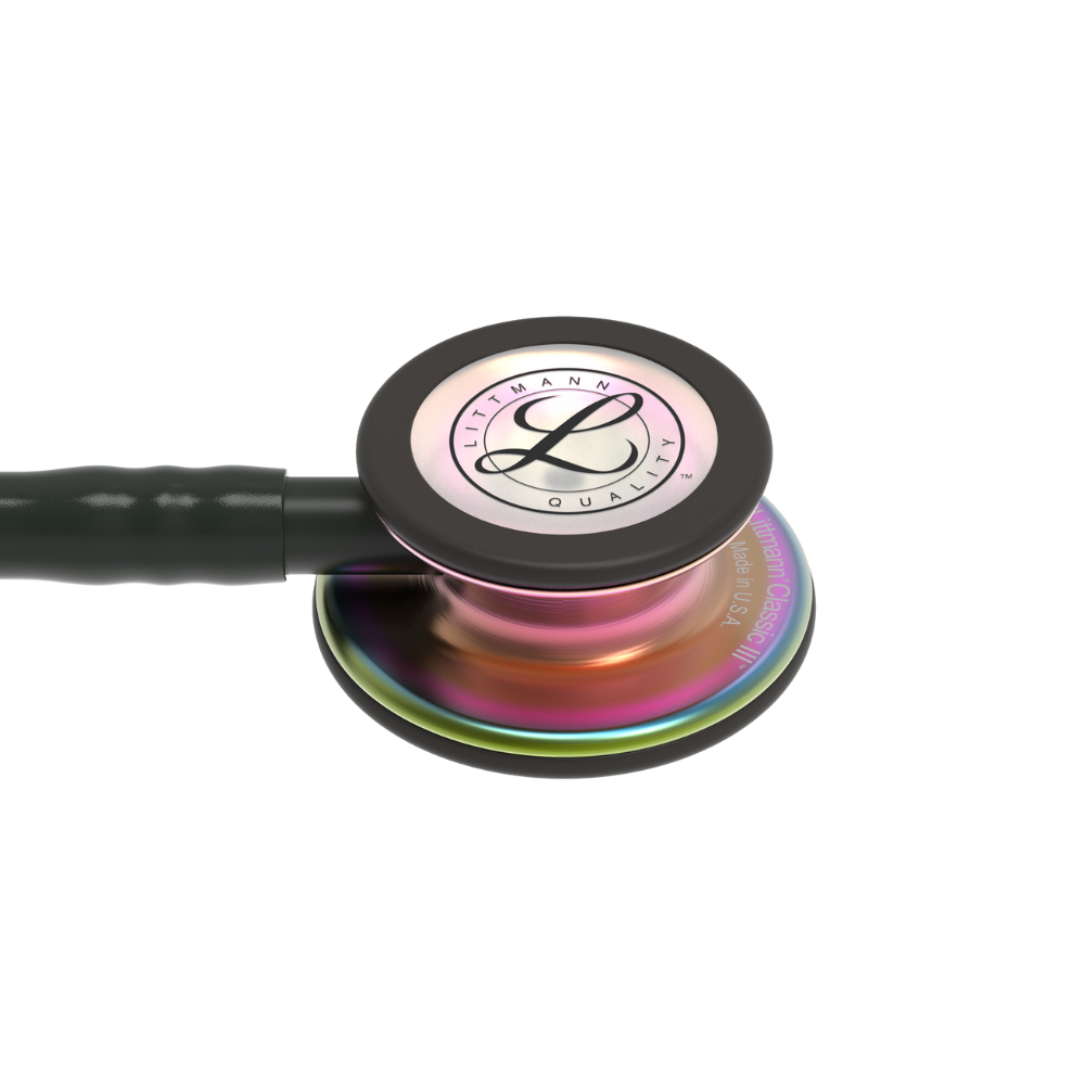 Estetoscópio 3M Littmann Classic III 5870 Black Rainbow | Shopee