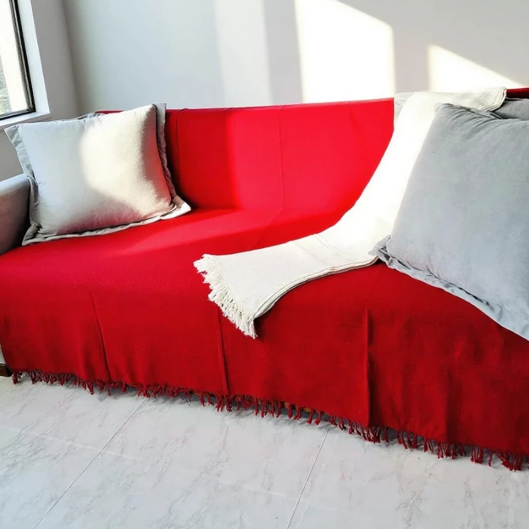 Manta gigante para sofá decoração