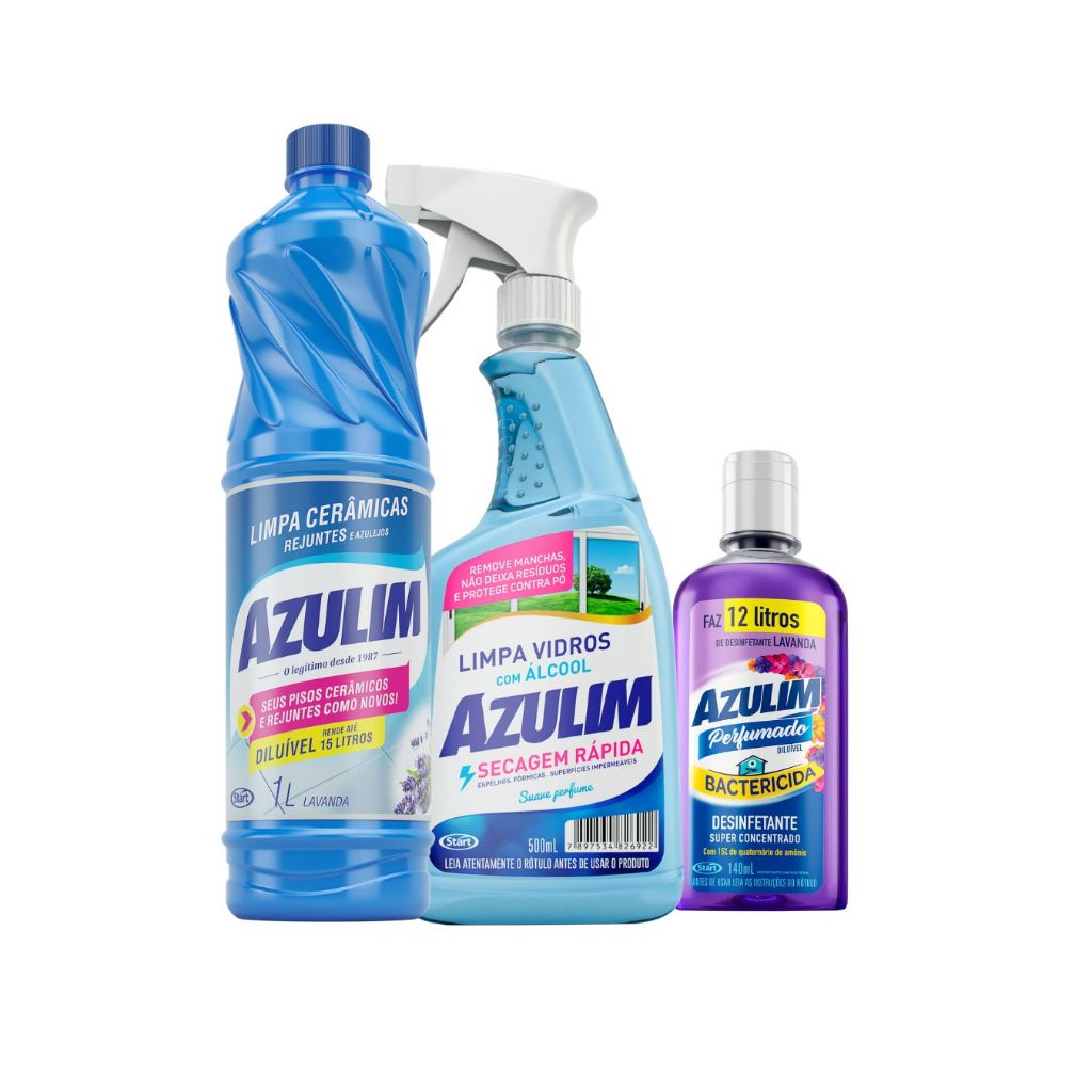 Kit Banheiro Limpeza Pesada 3 em 1 | Shopee Brasil
