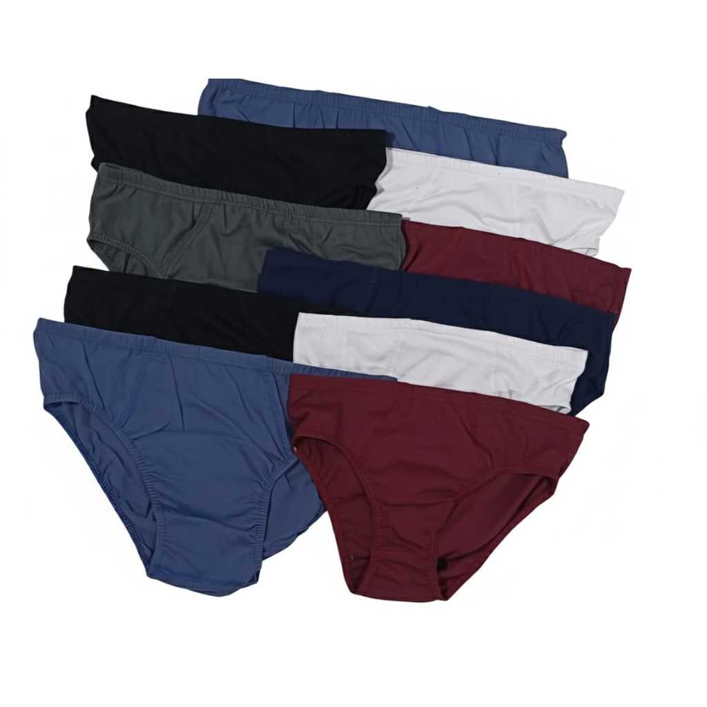 kit ate10 cuecas slip 100% algodao