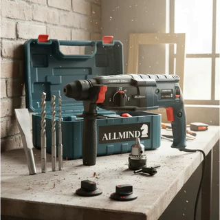 Martelete 5kg Furadeira de Impacto 1200w Rompedor Demolidor Tipo Bosch Profissional Com Acessorios em Oferta na Shopee
