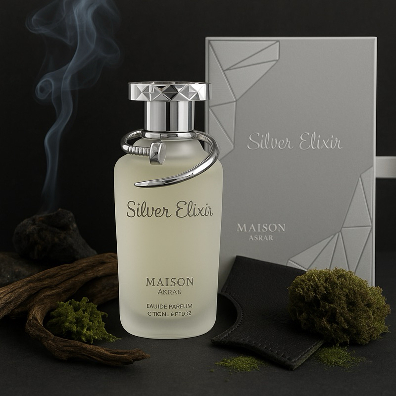Perfume Maison Asrar Silver Elixir EDP 110ml Unissex Arábe Importado ...