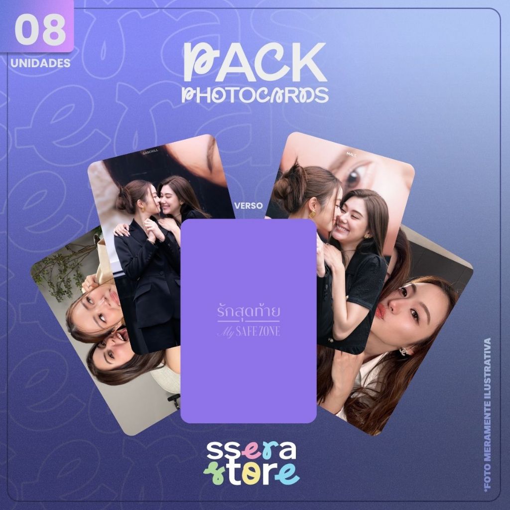 My Safe Zone LenaMiu Thai GL Photocards Fanmade | Shopee Brasil