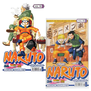 Kit 2 Mangás Naruto Pocket Volume 14 e 16