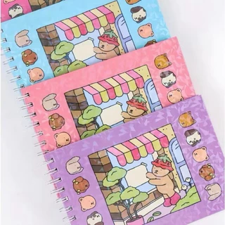 Kit c/2  Bobie Goods ou Little Corner  Livro de Colorir 50 Folhas CAPA DURA Holográfico Caderno de Desenho em Oferta na Shopee