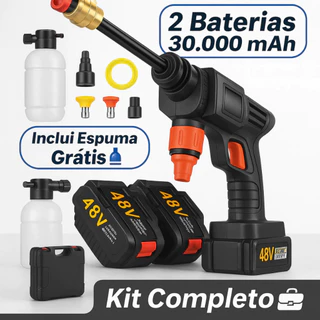 Lavadora Wap Alta Pressão Portátil com 2 Baterias 48V