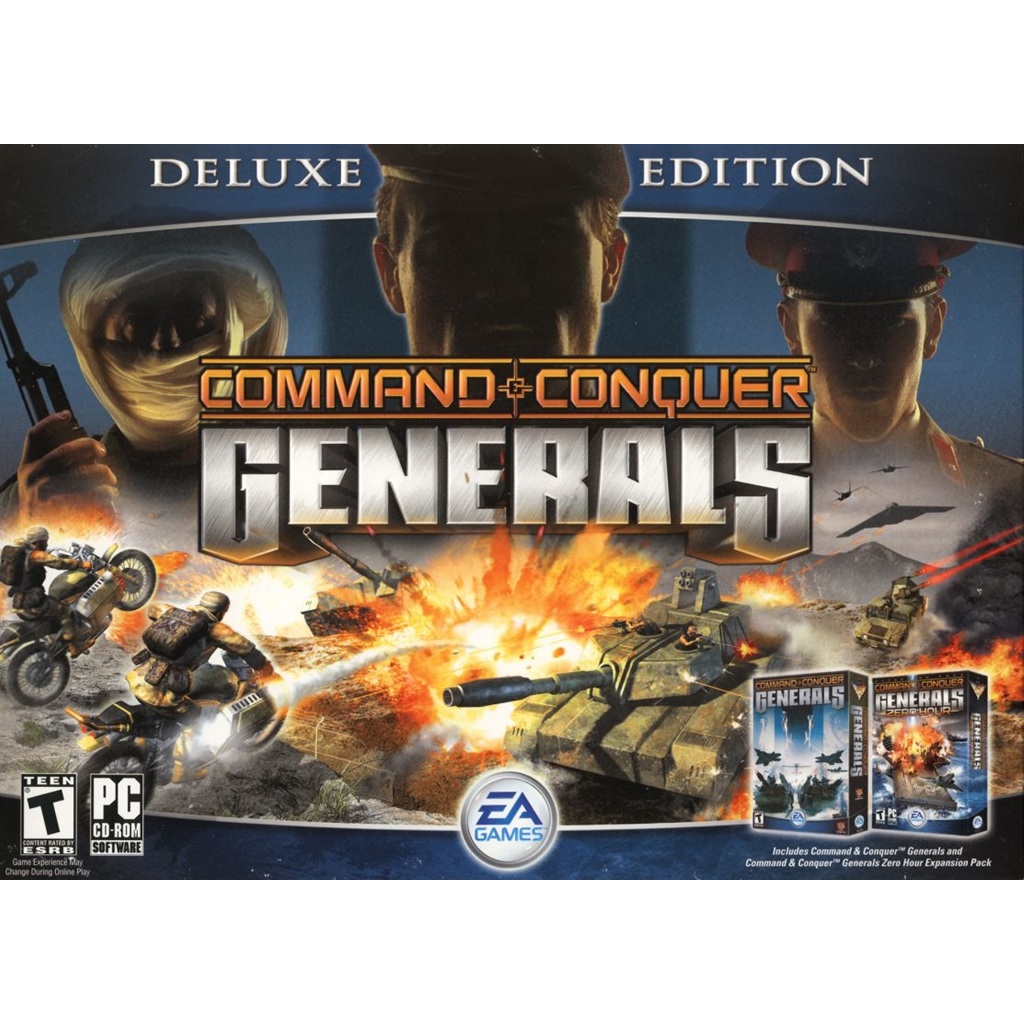 Command & Conquer Generals - Deluxe Edition - Pc - Mídia Física