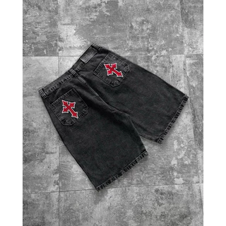 Bermuda Jeans Jorts Baggy Tripside “Cruz Red” - Estonada