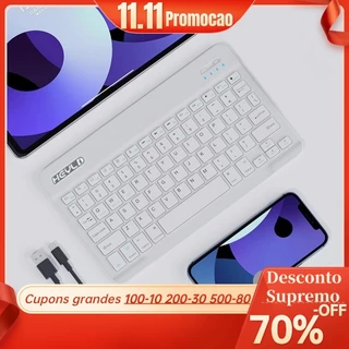 Heype Teclado Bluetooth Sem fio Android/iOS Recarregável Compatível PC/Notebook/ipad-HY-5030